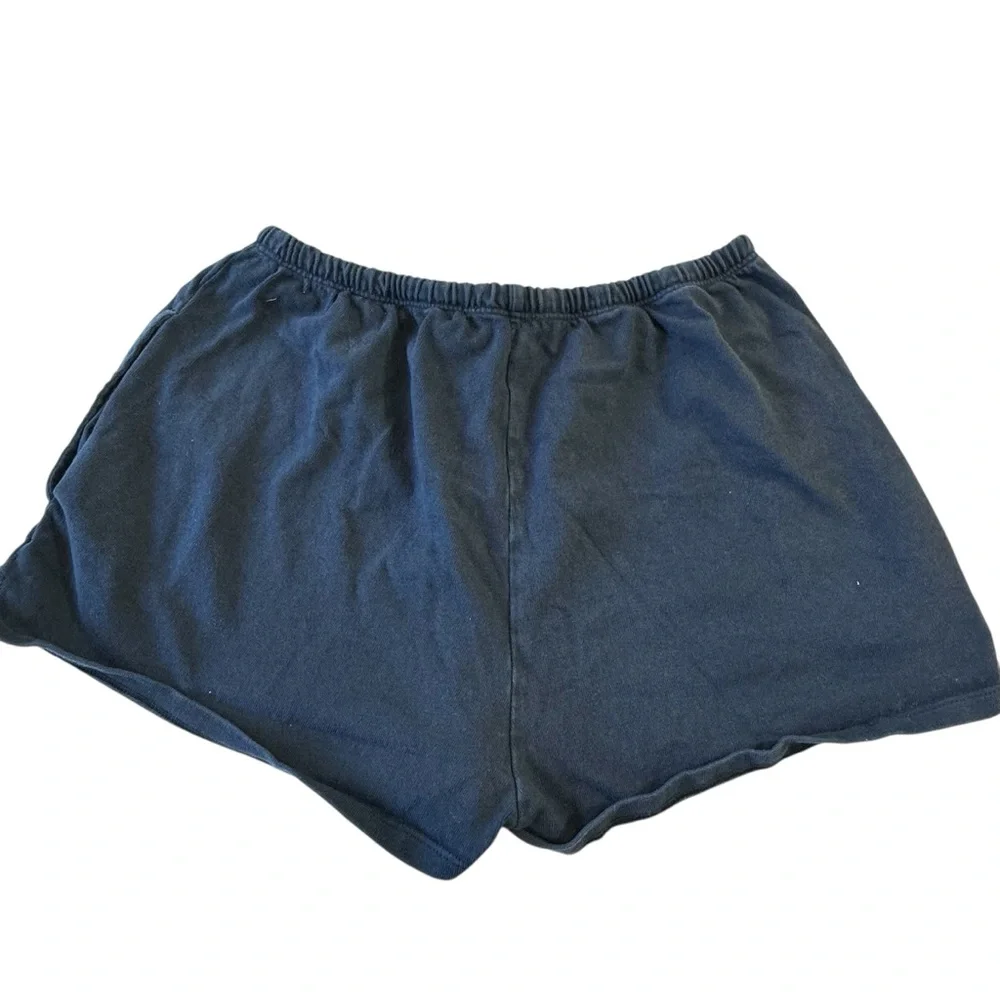 Brandy Melville Bundle of 2, Fitted‎ Waffle Knit Thermal Top & Georgetown Short